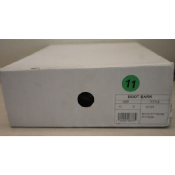 Cody James 43125 Boys' Sz 12D Brown Exotic Python Print Western Boots - Picture 11 of 11